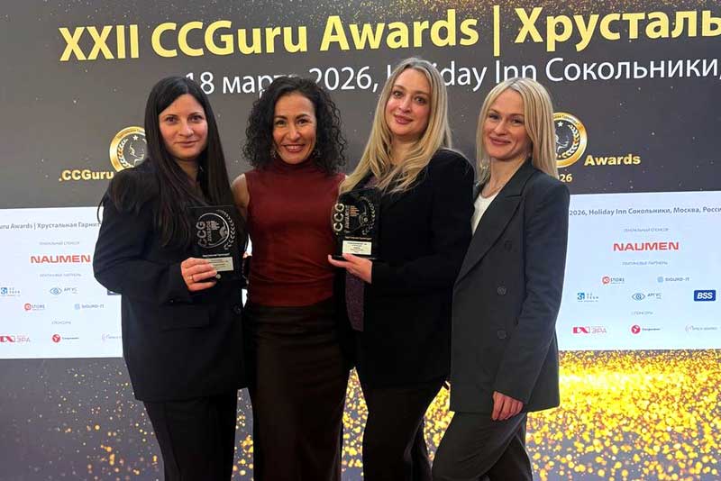 Компания Уфанет получила сразу две ключевые награды на международной премии «Хрустальная гарнитура»